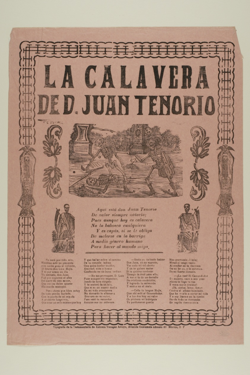 La Calavera de D. Juan Tenorio (The Calavera of D. Juan Tenorio)