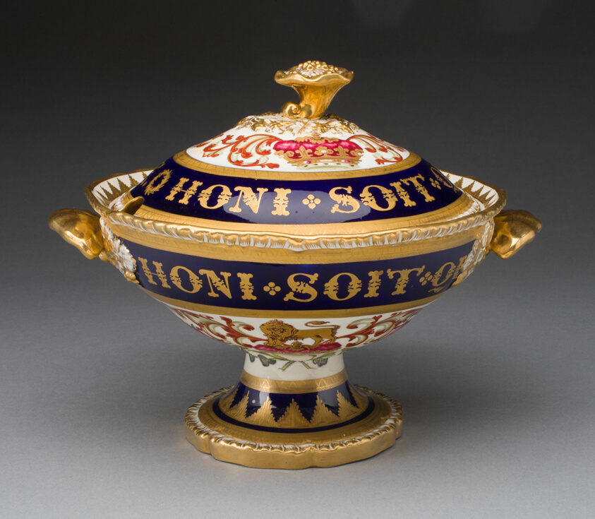 Covered Cream Bowl from a Service Made for the Duke of Clarence (Later KingWilliam IV of the United Kingdom)