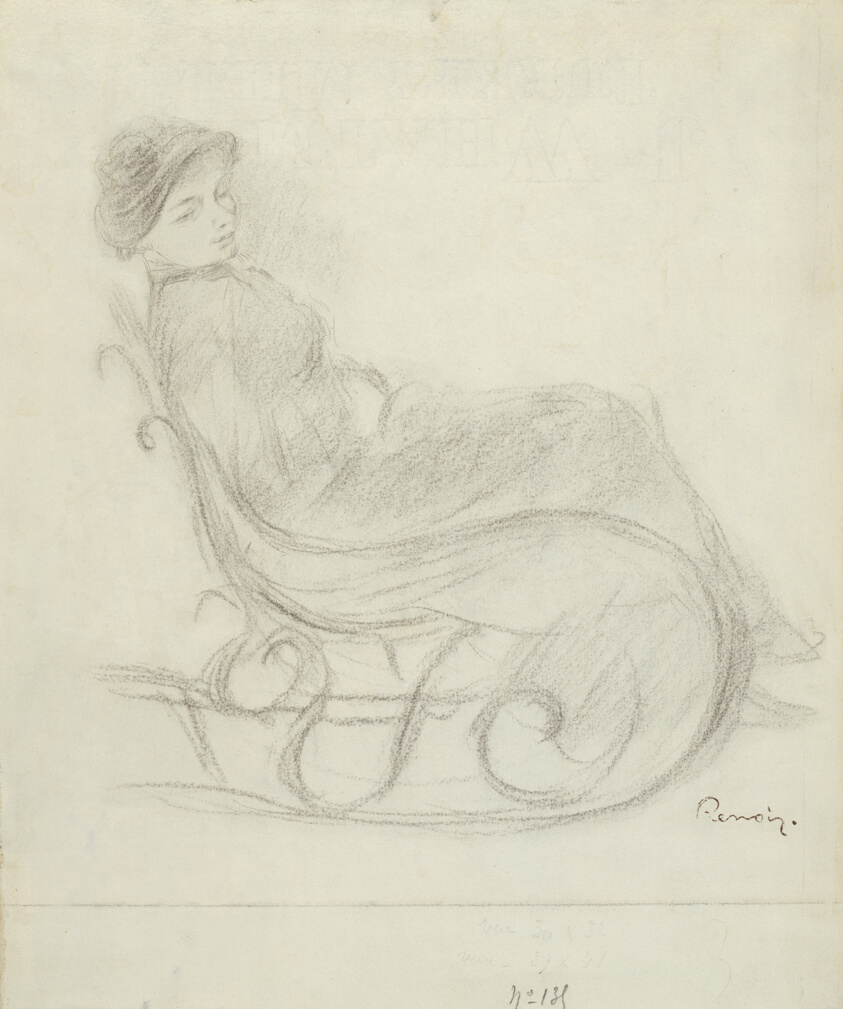 Woman Seated in a Chair (recto); Woman in a Chair, Seen from the Back (verso)
