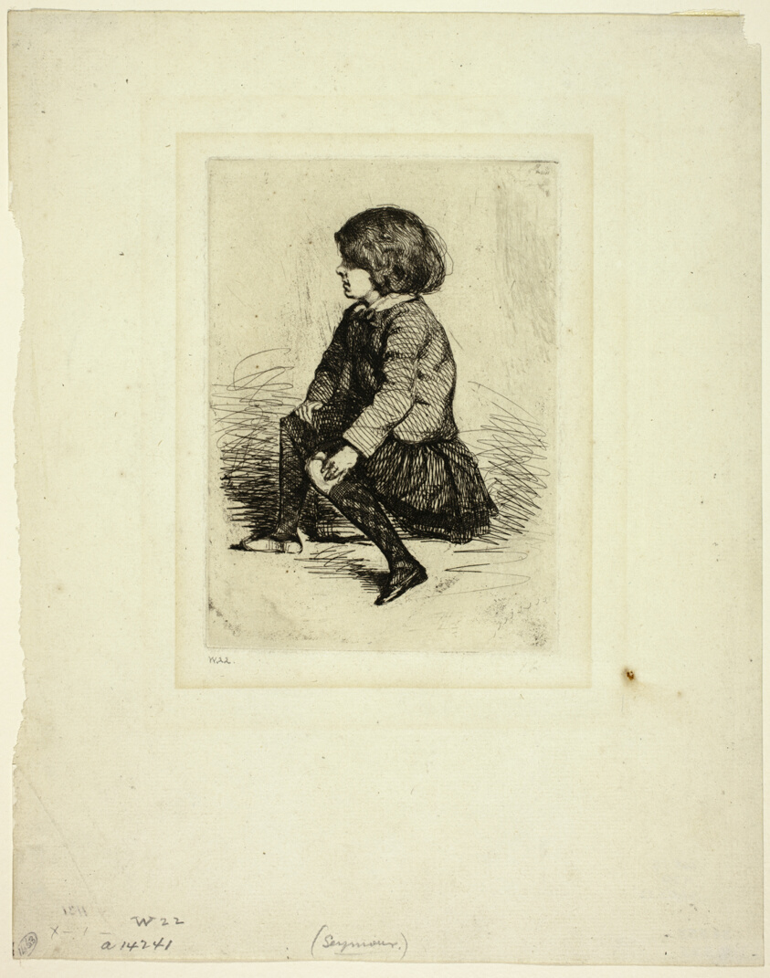 Seymour Haden, Jr, Seated