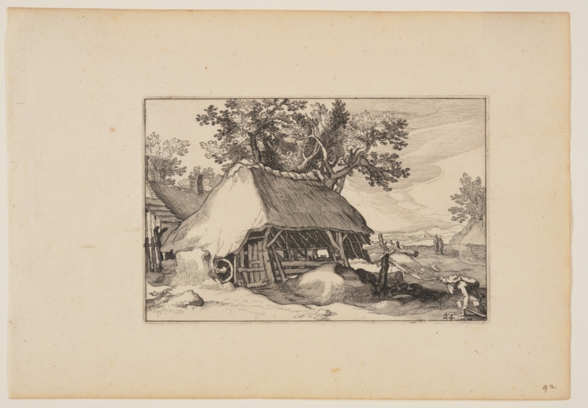 A Barn, from Landscapes (Verscheyden aerdige Lanthuysen...)