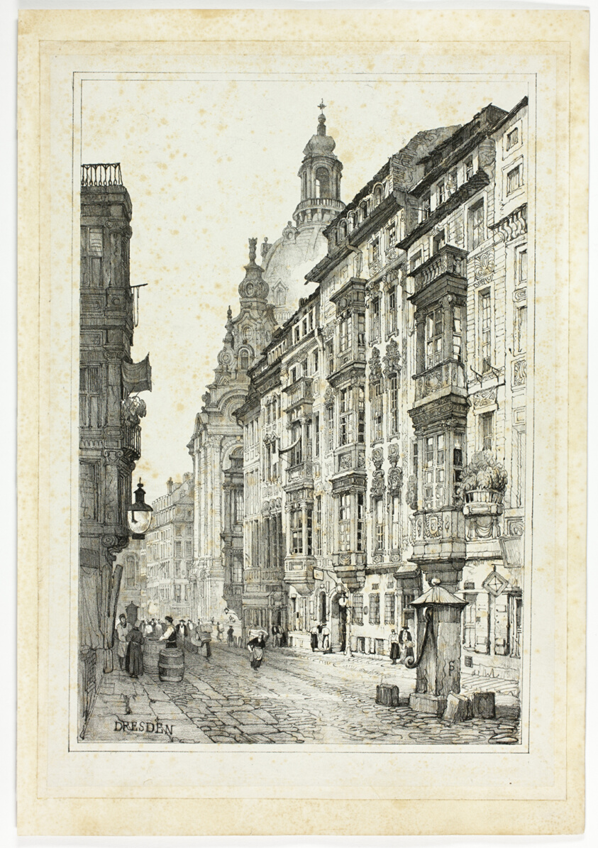 Dresden, from Facsimiles of Sketches made in Flanders and Germany