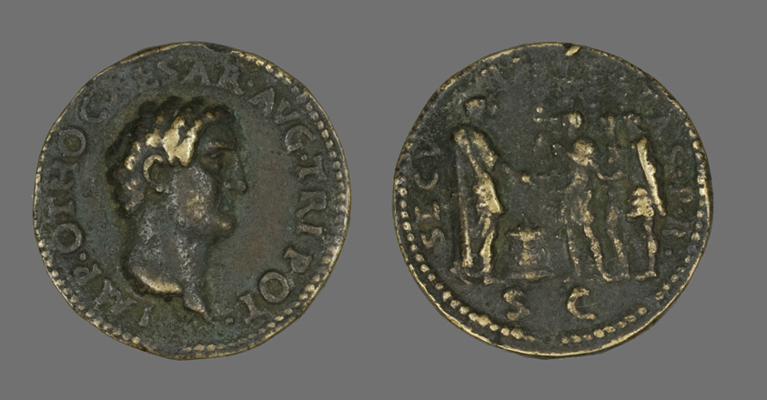 Coin Portraying Emperor Otho