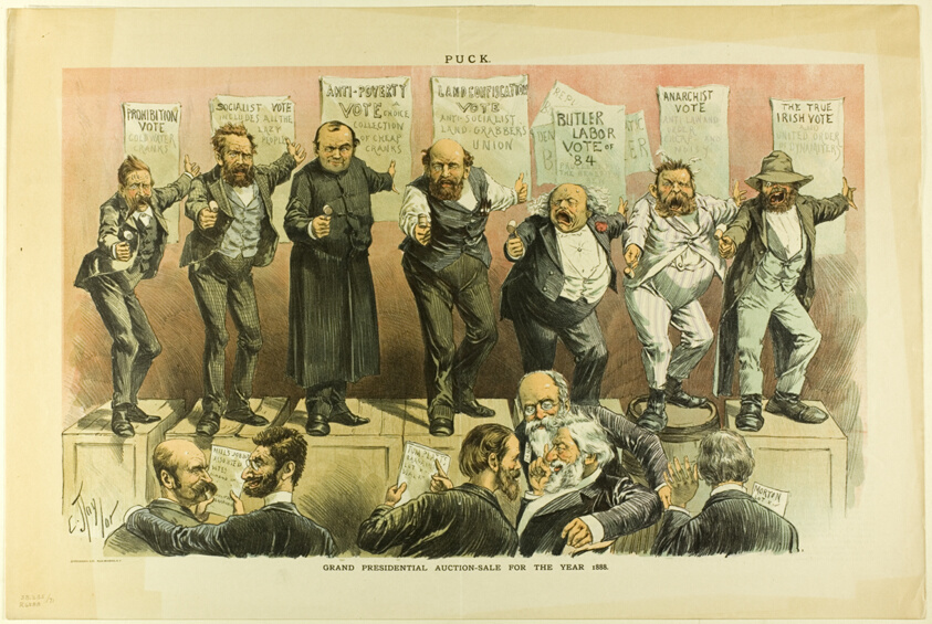 Grand Presidential Auction Sale, from Puck