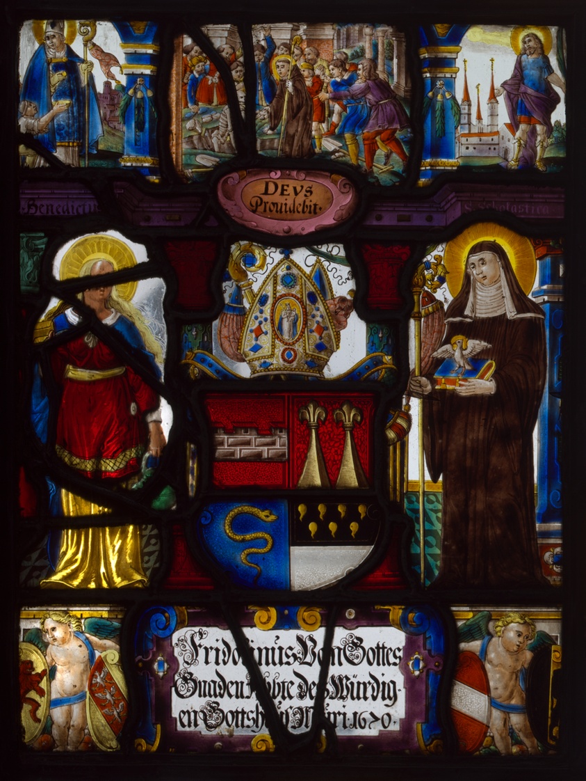 Heraldic Panel with the Arms of Fridoinus Summerer, Abbot of Muri, Switzerland