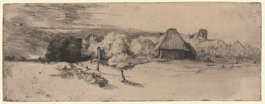 Landscape with a Farm Building and the "House with the Tower"