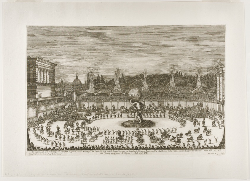 Equestrian Ballet in the Amphitheater of the Boboli Gardens