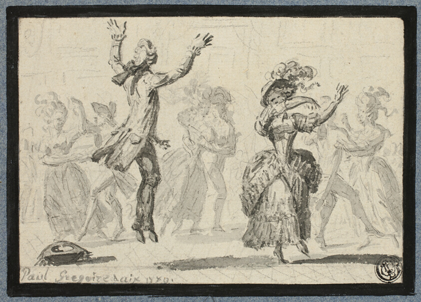 Ladies and Gentlemen Dancing