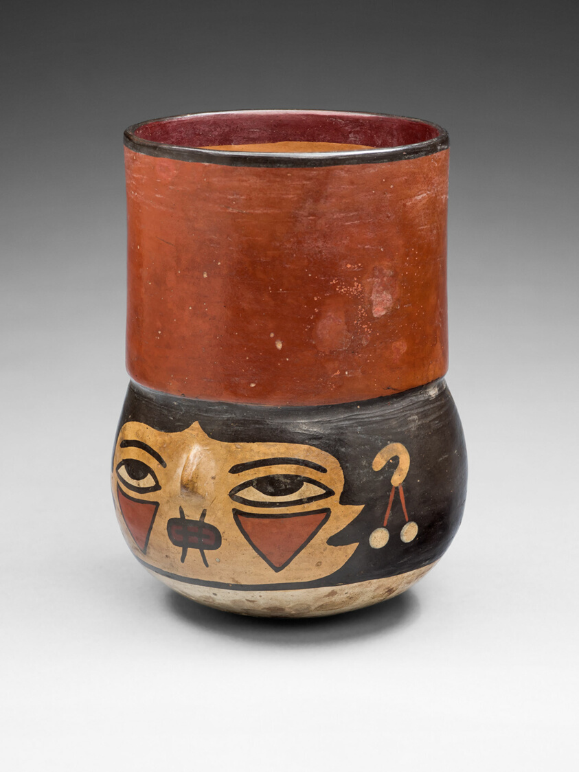Beaker in the Form of a Trophy Head with Bound Lips