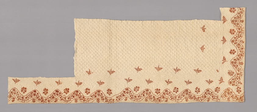 Fragments from a Bedcover made of Petticoat Borders