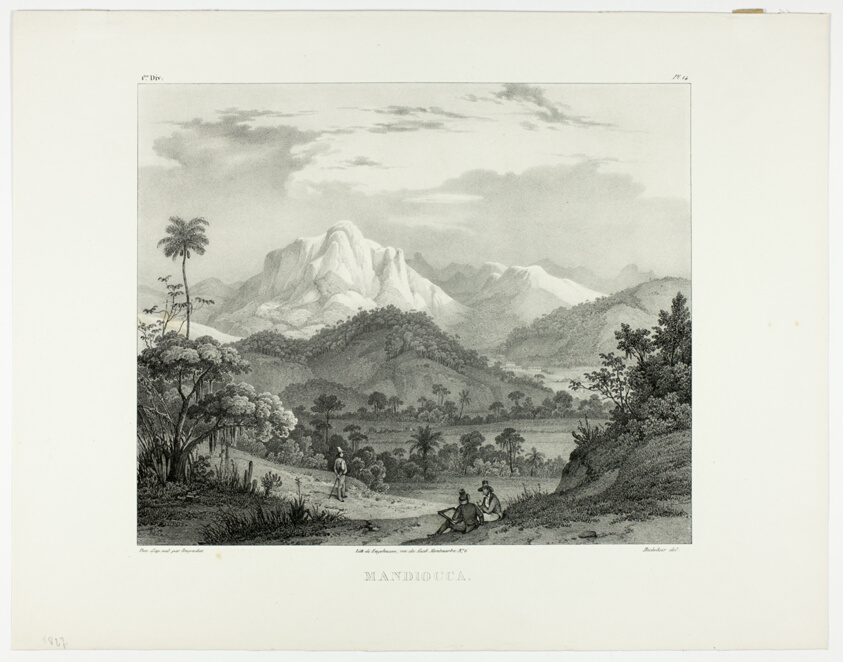 Mandiocca, plate 14 from Landscapes, volume 1 of Voyage pittoresque dans le Brésil