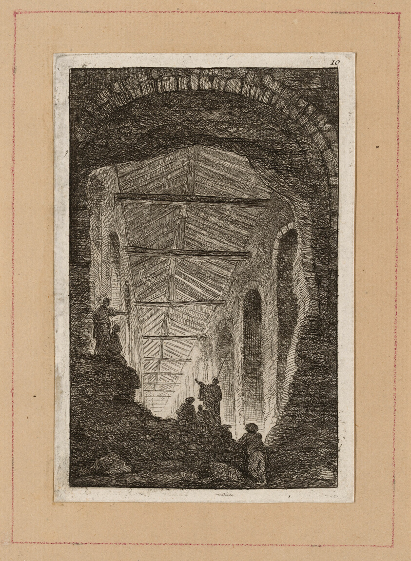 Plate Ten from Evenings in Rome