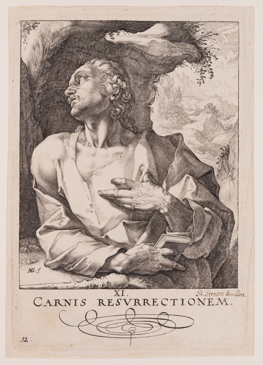 St Jude Thaddeus, from Christ, the Apostles and St Paul with the Creed