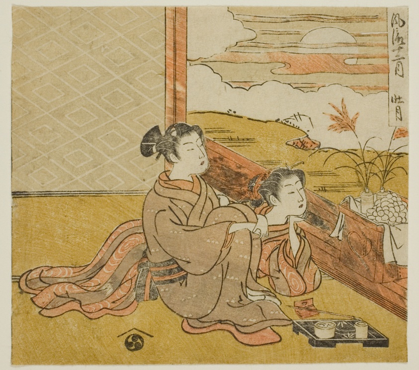 The Eighth Month (Sogetsu), from the series "Fashionable Twelve Months (Furyu juni tsuki)"