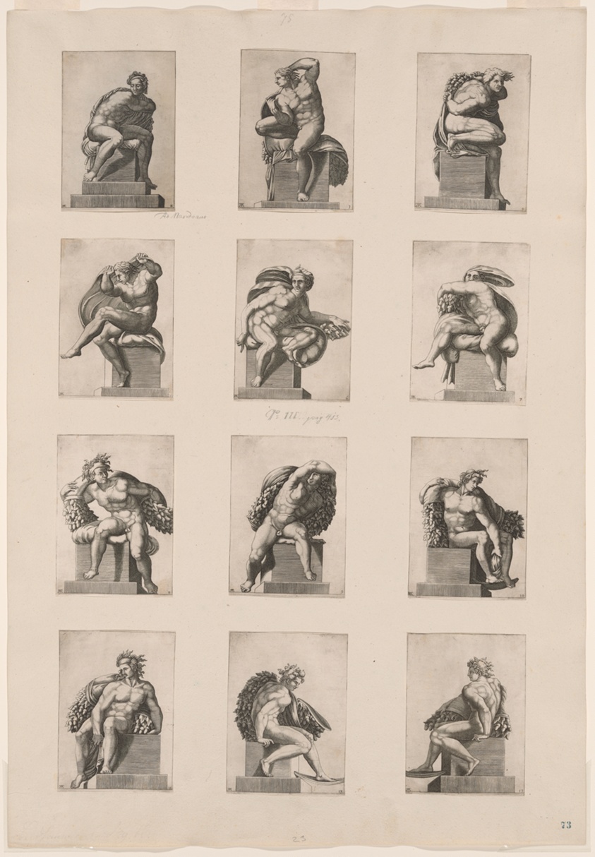 Figures from the Ceiling of the Sistine Chapel