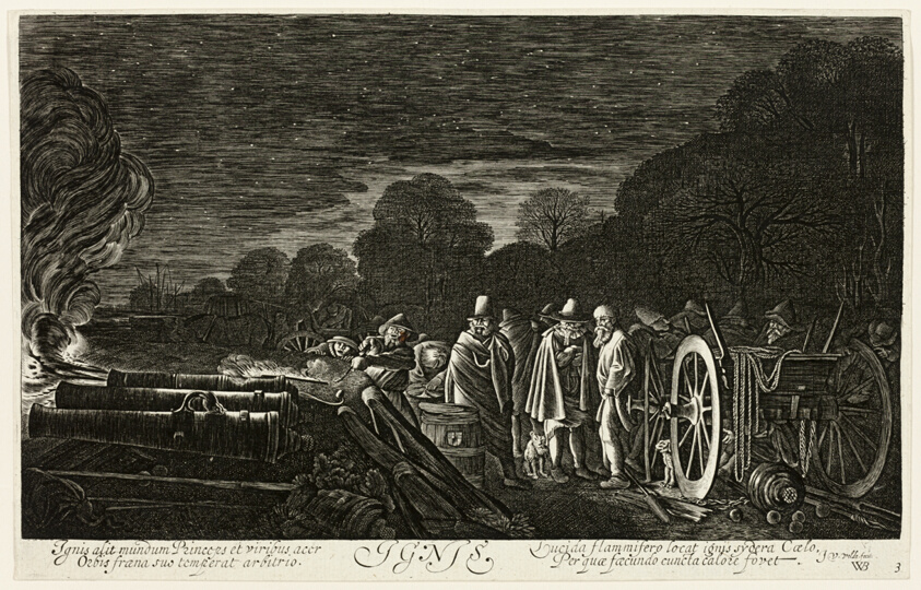 Fire, plate four from The Four Elements