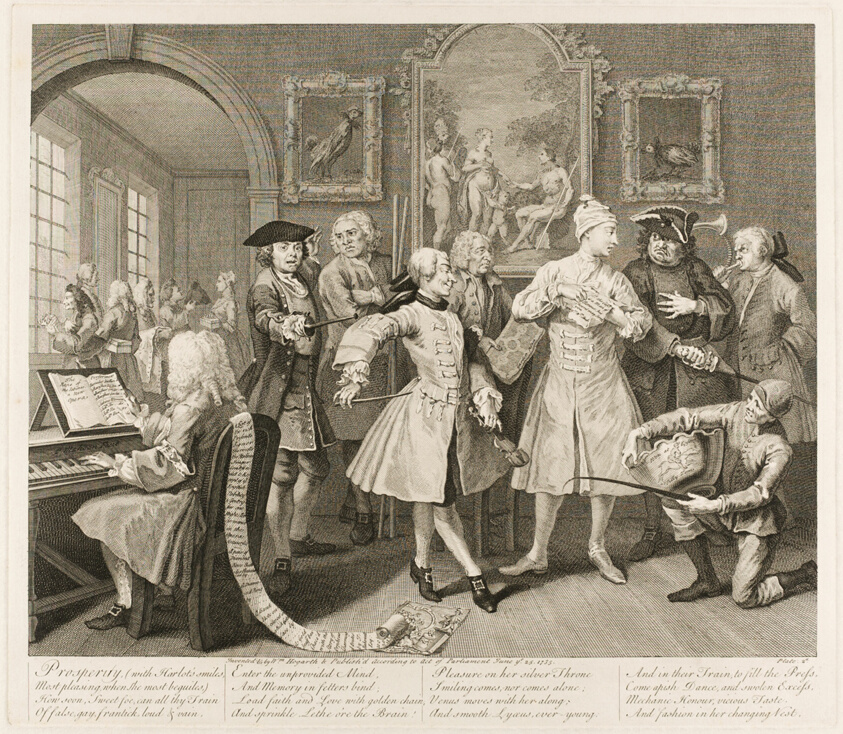 Plate Two, from A Rake's Progress
