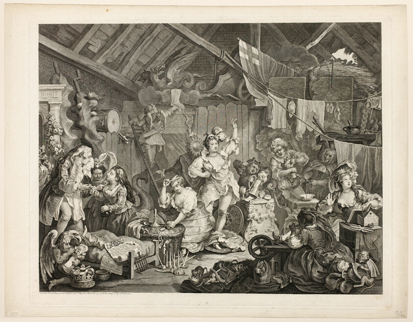 Strolling Actresses Dressing in a Barn