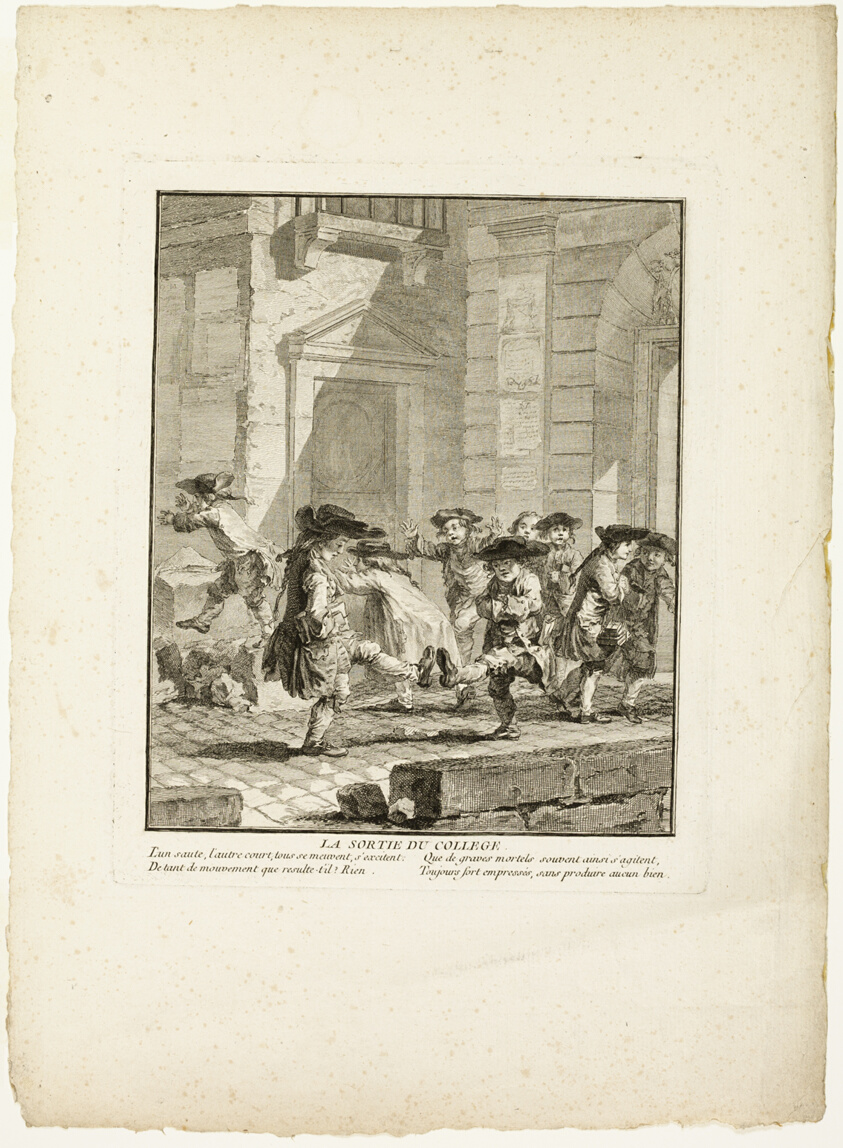 Release from College, from The Games of the Urchins of Paris