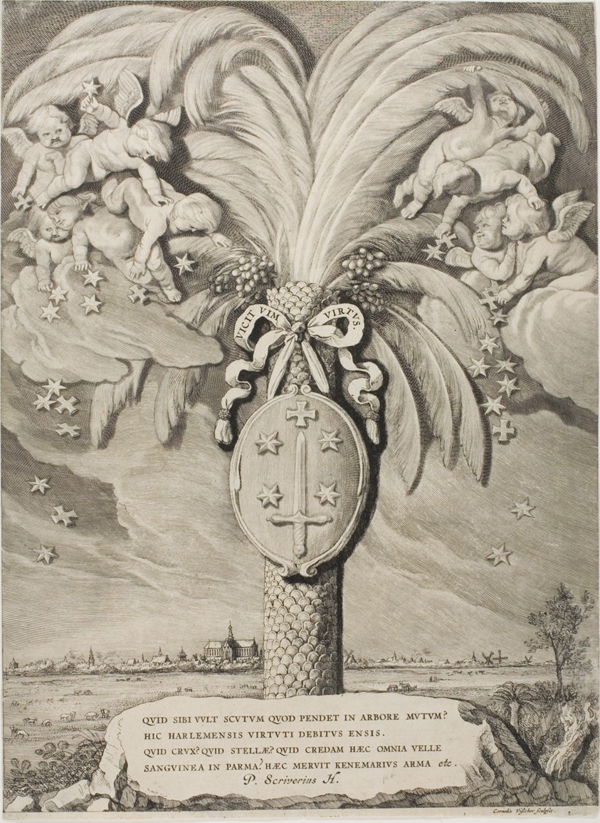 Coat of Arms of Haarlem, end page to Counts and Countesses of Holland, Zeeland and West-Frisia