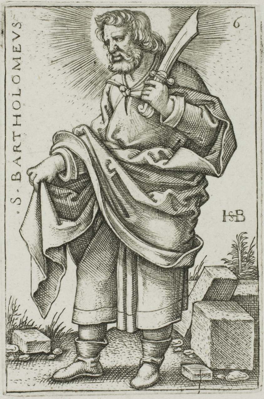 St. Bartholomew, plate 6 from The Twelve Apostles