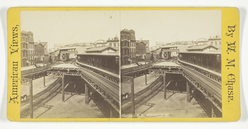 Elevated R.R. Bowery, N.Y.