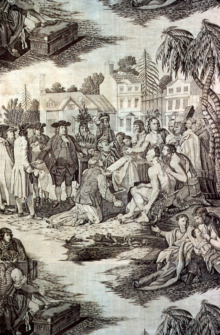 William Penn's Treaty with the Indians (Furnishing Fabric)