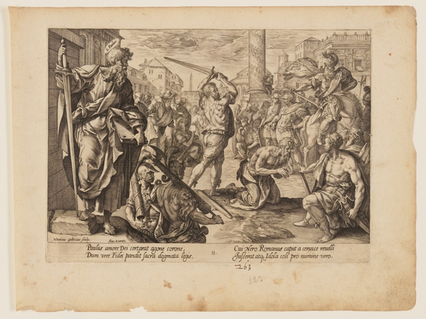 The Martyrdom of St Paul, from The Martyrdom of Christ and the Apostles