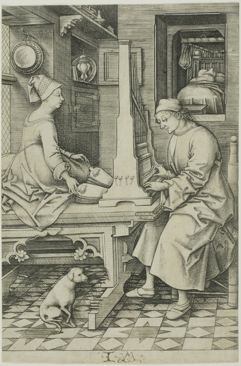 The Organ Player and His Wife