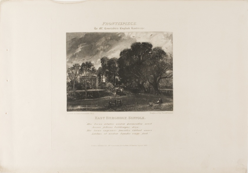 The River Stour, from Various Subjects of English Landscape Scenery