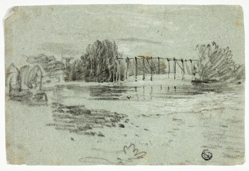 Stream and Trestle Bridge