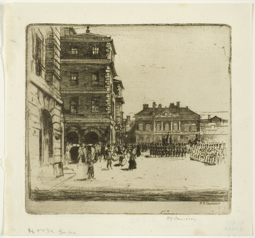 The Horse Guards, plate four from the London Set