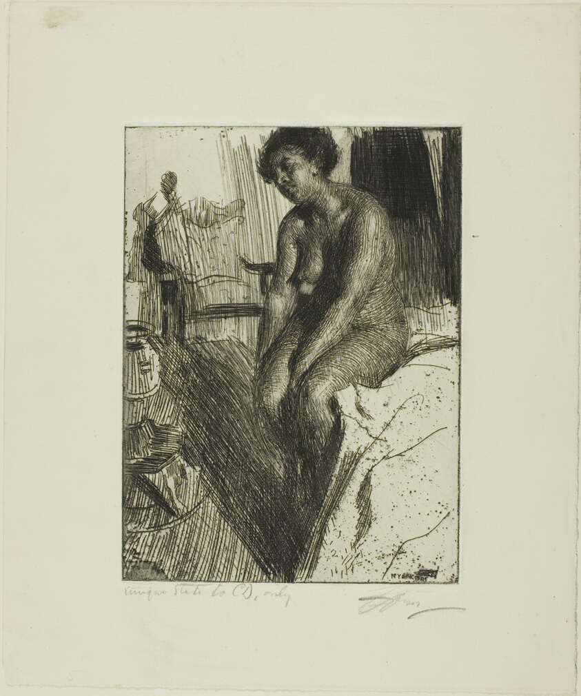 Sitting Negress