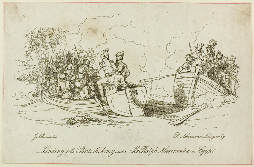 Landing of British Army under Abercrombie