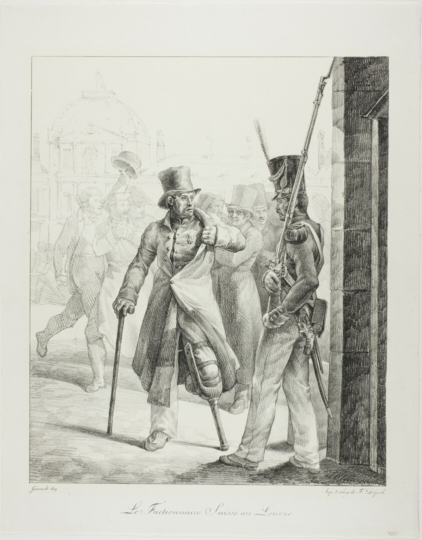 Swiss Sentry at the Louvre