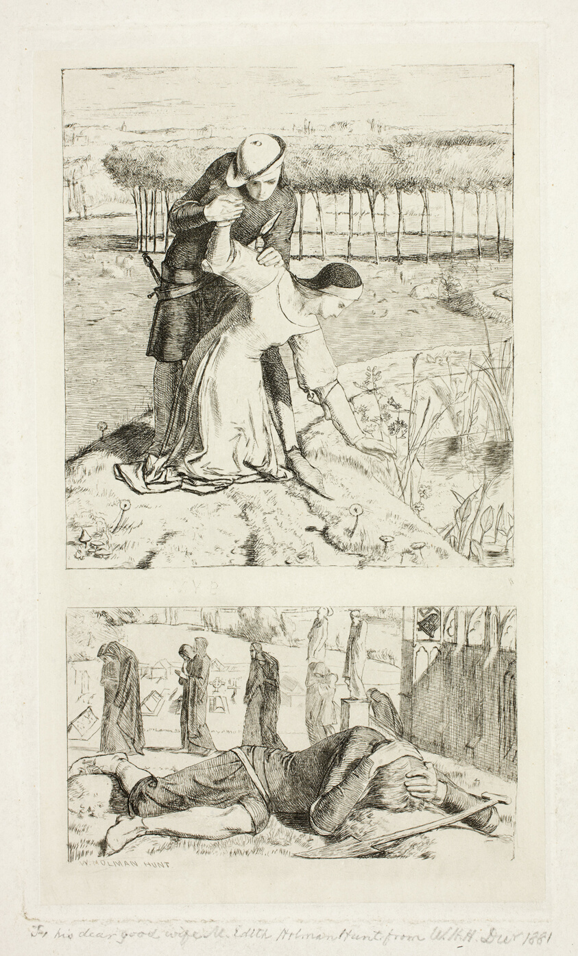 My Beautiful Lady (top); Of My Lady in Death (bottom), frontispiece to The Germ, No. 1
