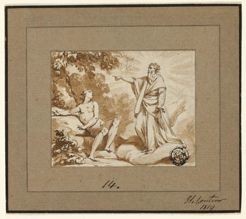 God Reprimanding Eve