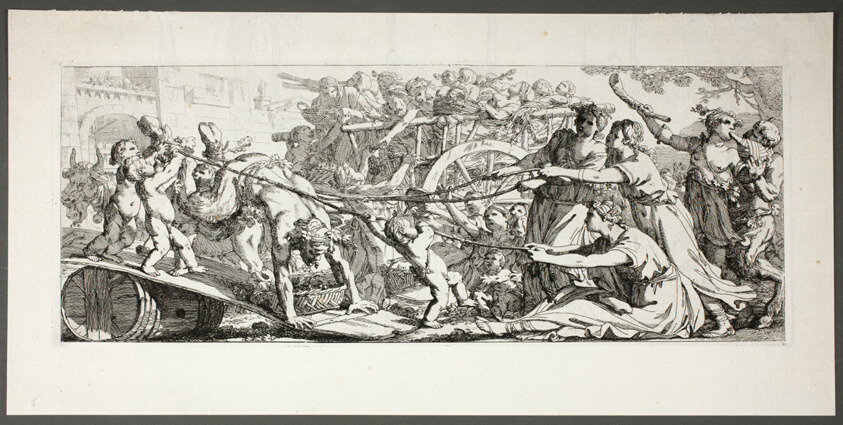 Return from the Vineyards, plate three of four from Le Travaux de la Vendange