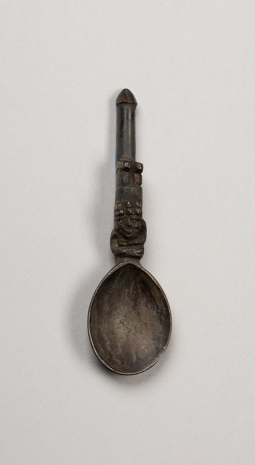 Spoon with Reclining Figure on Handle