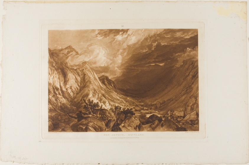 Ben Arthur, plate 69 from Liber Studiorum
