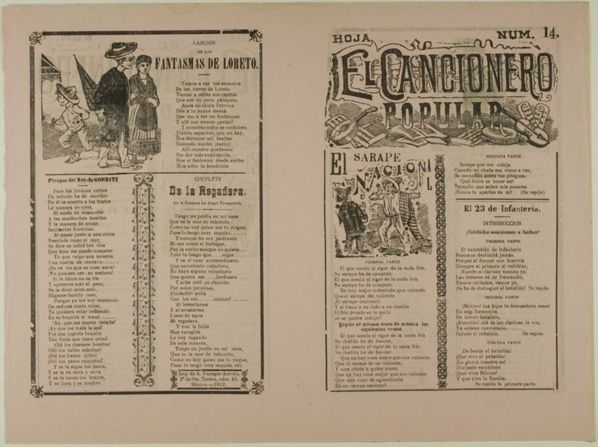 El cnacionero popular, num. 14 (The Popular Songbook, no. 14)