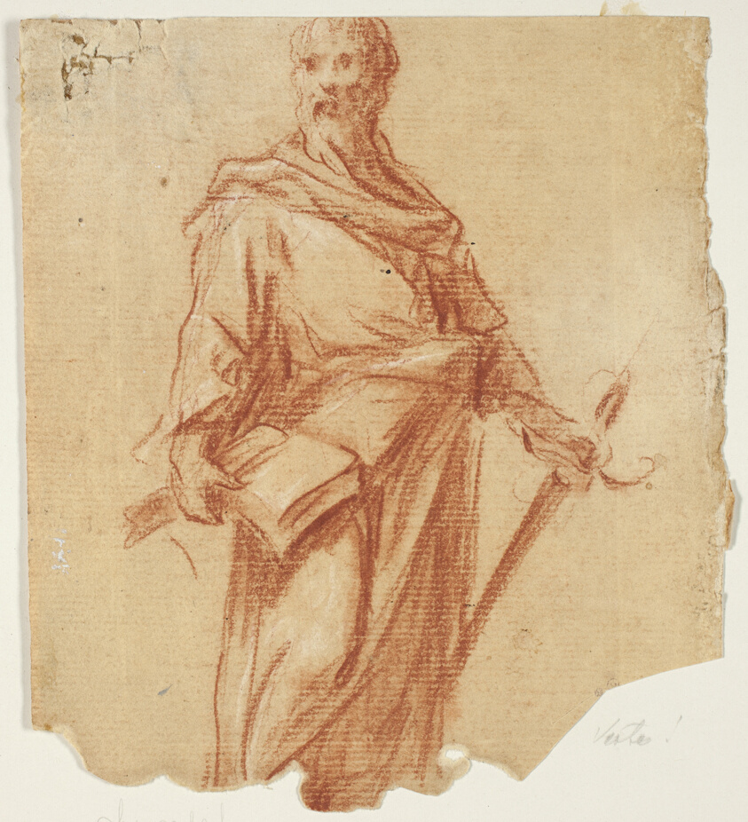 Apostle (recto); Standing Female Figure (verso)