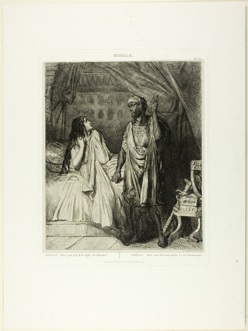 Have you pray'd tonight, Desdemona?, plate twelve fom Othello
