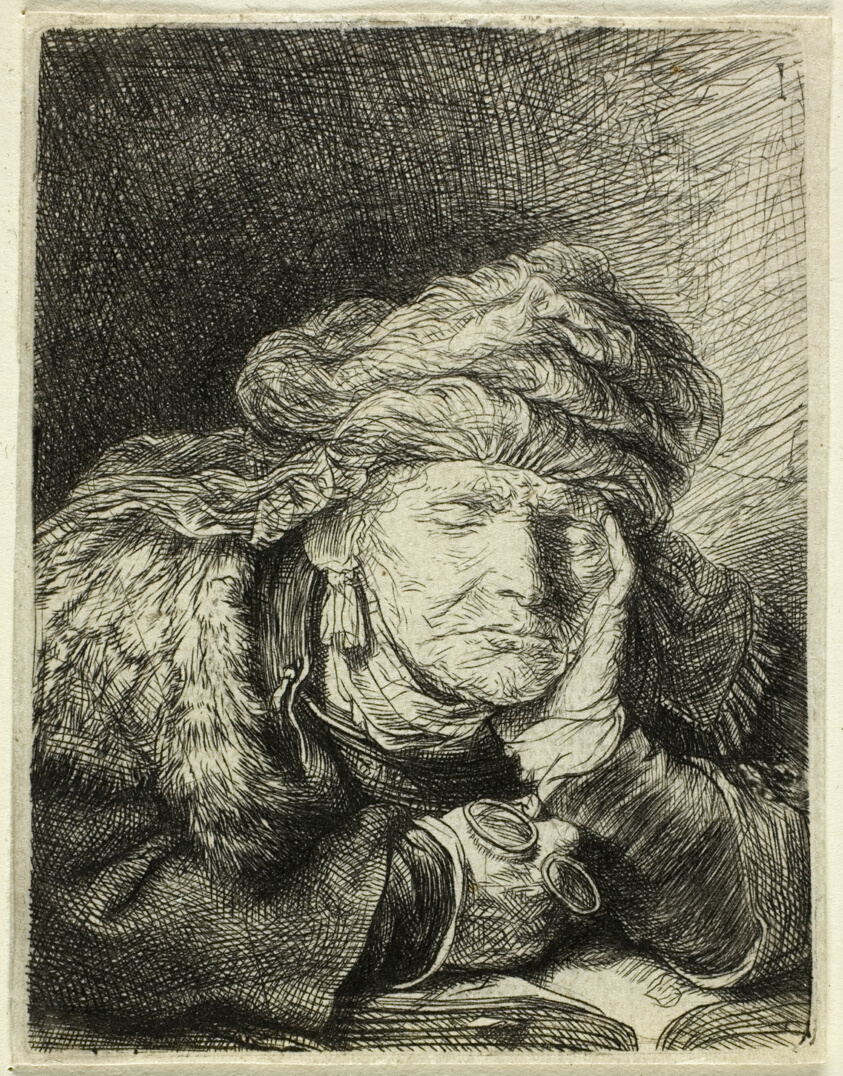 Old Woman Sleeping