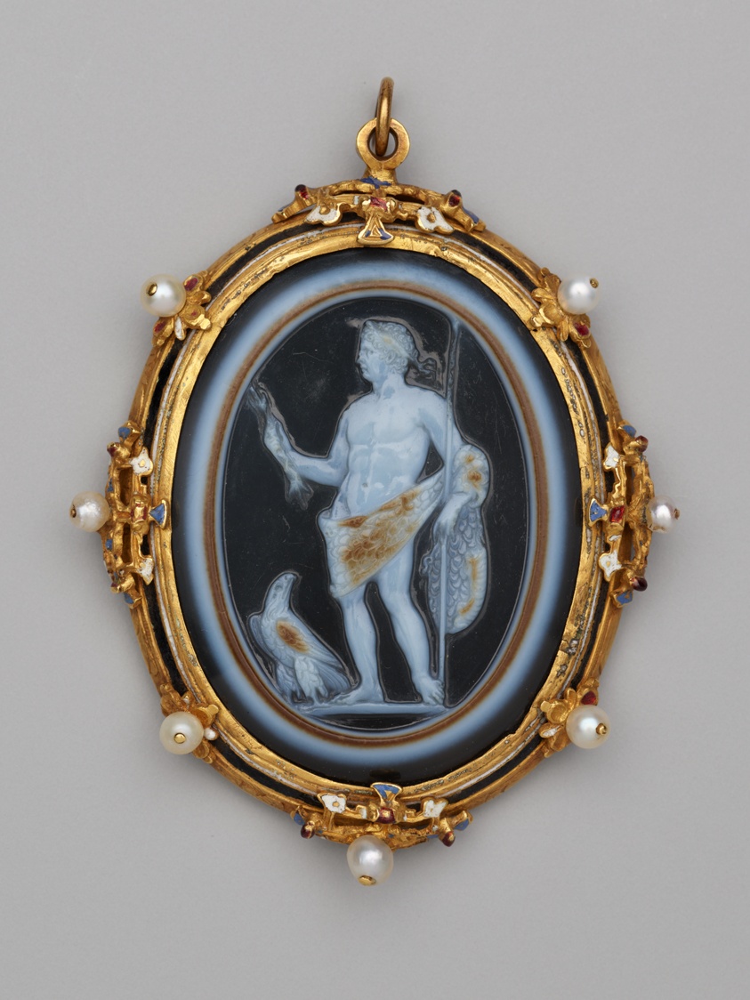 Cameo Portraying Emperor Claudius as Jupiter