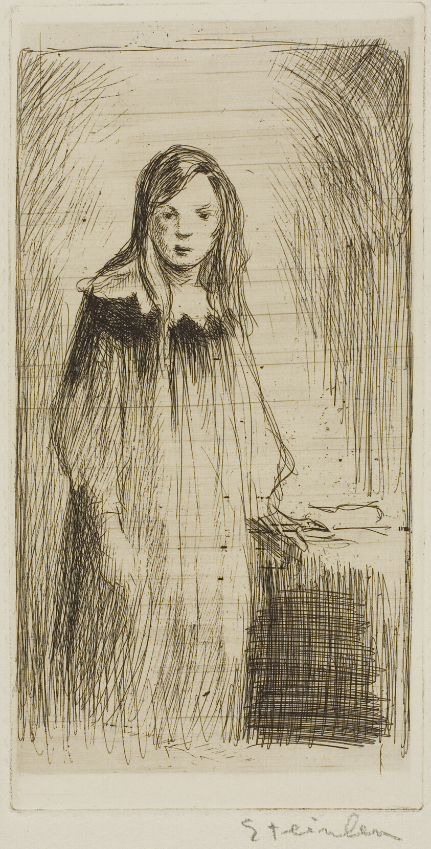 Young Girl Standing