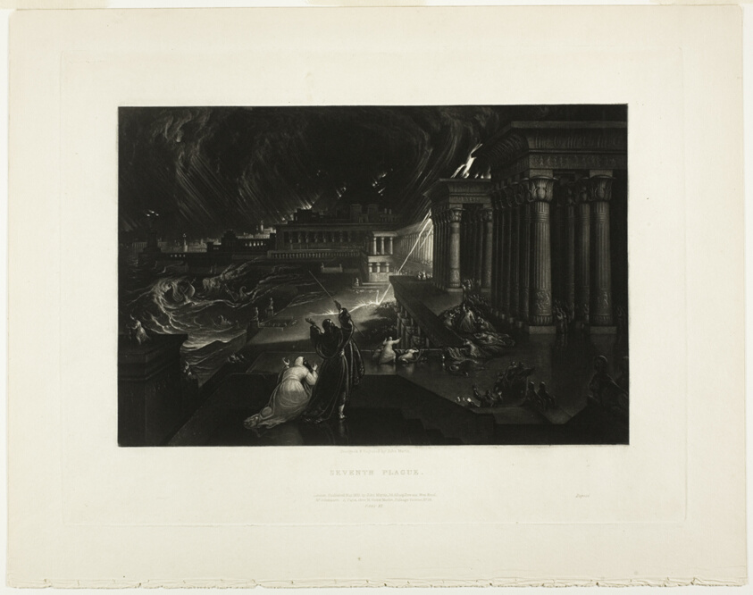 Seventh Plague, from Illustrations of the Bible