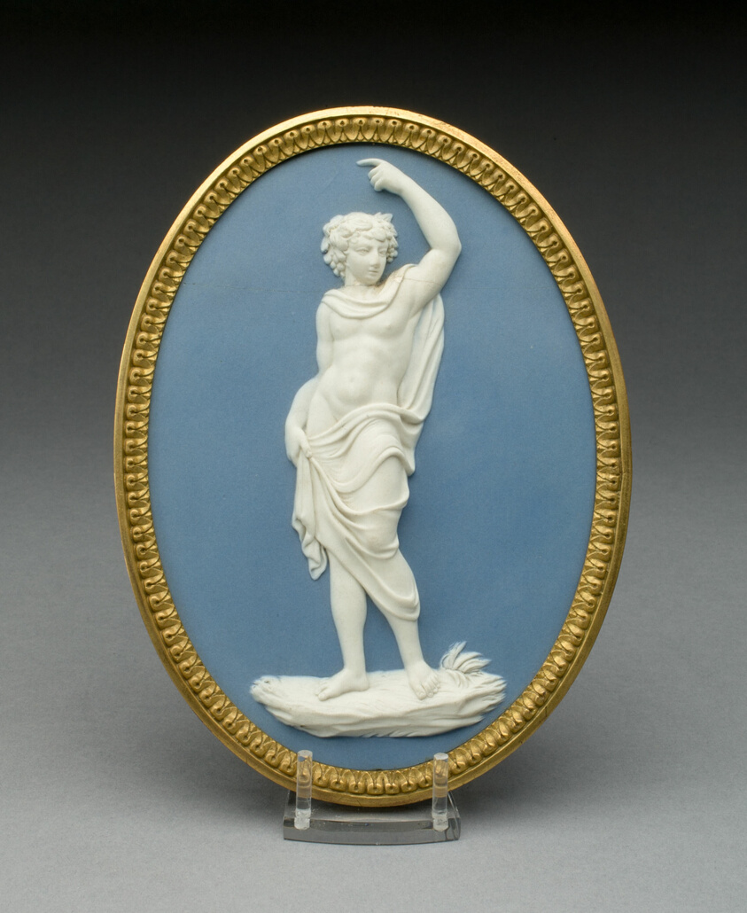 Plaque with Bacchus