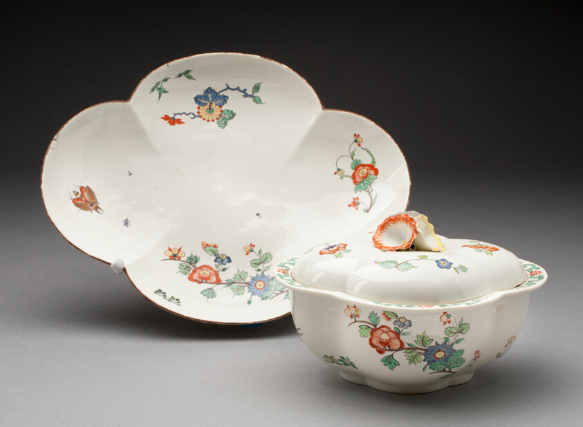 Covered Bowl and Stand