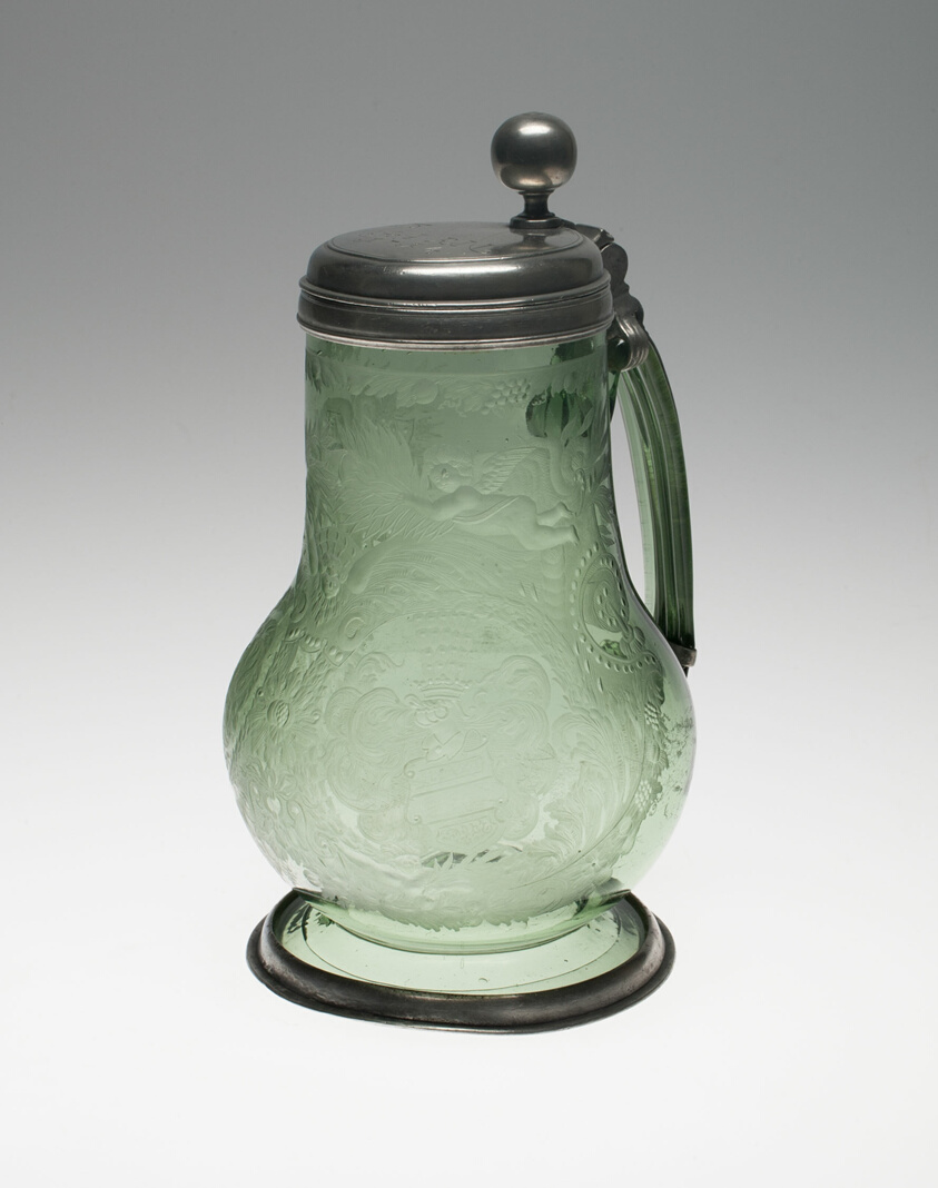 Armorial Covered Tankard